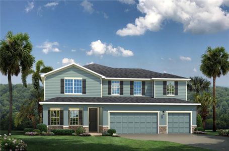 New construction Single-Family house 3042 Aibonito Cir, Clermont, FL 34711 Oakton- photo 0