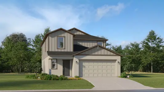 New construction Single-Family house 8886 Dusty Ln, New Port Richey, FL 34655 plan Georgia - image