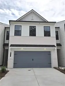 New construction Townhouse house 1107 Holland Rose Dr, Lawrenceville, GA 30043 Sawnee- photo 0