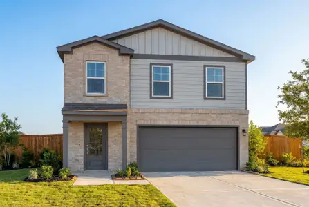 New construction Single-Family house 18748 Barrichello Dr, Conroe, TX 77306 plan The Trinity F - image