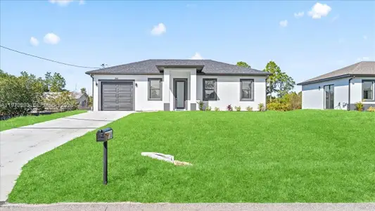 New construction Single-Family house 1141 Barfield St E, Lehigh Acres, FL 33974 - image