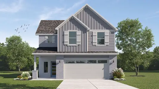 New construction Single-Family house 557 Hector Lp, Georgetown, TX 78626 plan Emma - image