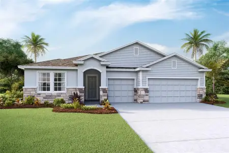 New construction Single-Family house 3079 Canopy Oak Blvd, Wildwood, FL 34785 Camden- photo 0