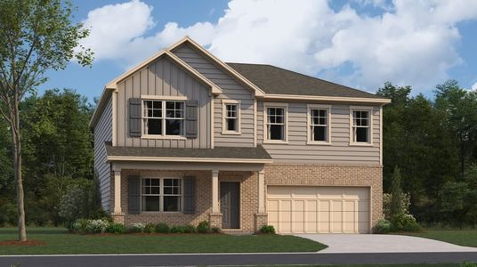 New construction Single-Family house 457 Madison Lakeview Dr, Acworth, GA 30102 Portland- photo 0 0