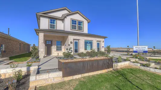 New construction Single-Family house 213 Iron Mtn, Pflugerville, TX 78666 The Hanna- photo 0