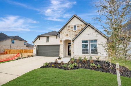 New construction Single-Family house 27314 Rolling Bluestem Ln, Hockley, TX 77447 plan The Aftonwood - image
