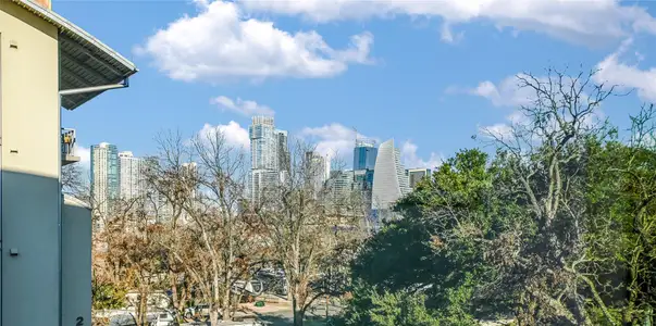 Downtown Skyline, Texas Capital & UT Tower view from Bedroom.