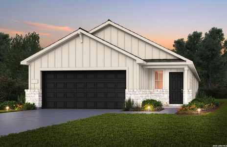 New construction Single-Family house 963 Bluegrass Pt, New Braunfels, TX 78130 plan Afton - image