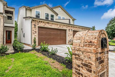 Entry door is to the side of the home.