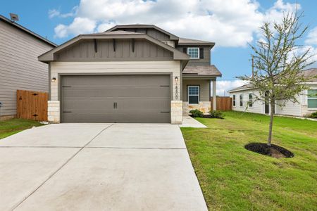 New construction Single-Family house 18400 Stellers Sea St, Elgin, TX 78621 plan Marek - image