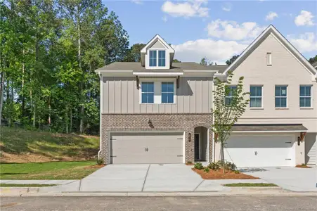 New construction Townhouse house 675 Sunstone Ln, Lawrenceville, GA 30043 plan Brooks - image