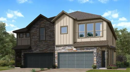 New construction Townhouse house 12615 Blue Catfish Ln, Cypress, TX 77433 plan Allen II - image