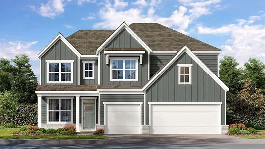 New construction Single-Family house 5270 Blue Bird Path, Powder Springs, GA 30127 plan Westerly - image