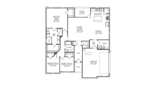 New construction Single-Family house 100 Annabel Dr, Paradise, TX 76073 plan The Aubrey - image 4