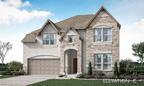 New construction Single-Family house 7416 Cherry Blossom Lane, Little Elm, TX 76227 Violet IV- photo 0