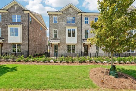 New construction Townhouse house 4563 Deanston Ct, Unit 387, Peachtree Corners, GA 30092 plan The Grayson II - image