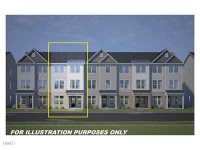 New construction Townhouse house 608 Thatch Ln, Knightdale, NC 27545 plan The Mitchell Interior - image