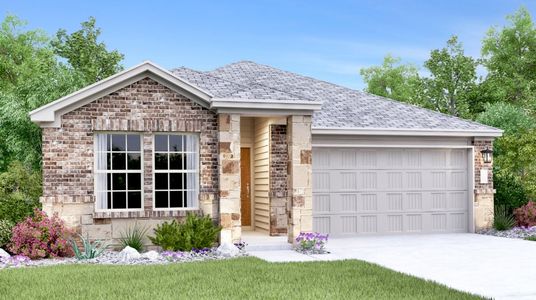 New construction Single-Family house 1629 Chapel Ranch Road, Georgetown, TX 78628 Aplin- photo 0