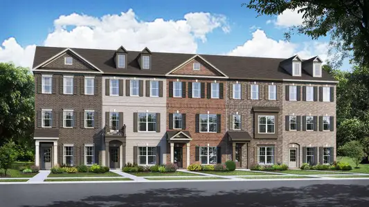 New construction Townhouse house 52 Cobalt Ln, Newnan, GA 30265 plan Barwick - image