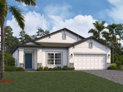 New construction Single-Family house 4885 Foxglove Circle, Lakeland, FL 33811 Picasso- photo 0