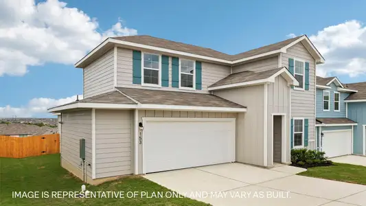 New construction Single-Family house 291 Palestine Trl, Kyle, TX 78640 plan The Mitchell - image