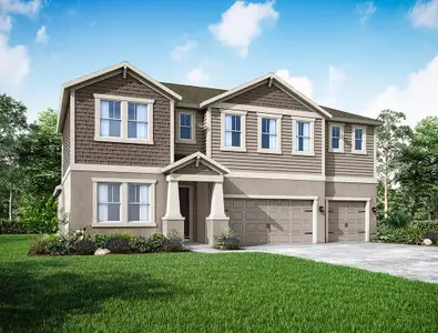 New construction Single-Family house 2682 Wise River Ln, Zephyrhills, FL 33541 plan Sebastian - image