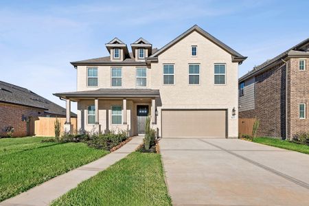 New construction Single-Family house 14227 Hay Meadow Ln, Needville, TX 77461 plan Davenport - image