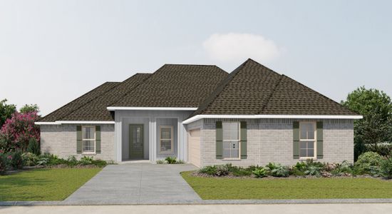 New construction Single-Family house 83 Perch Pl, Freeport, FL 32439 plan Klein III G - image