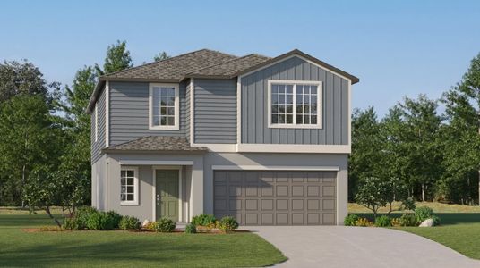 New construction Single-Family house 9428 Azure Breeze Ave, Parrish, FL 34221 plan Boston - image