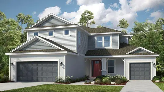 New construction Single-Family house 1759 Longliner Lp, Wesley Chapel, FL 33543 Tortola- photo 0