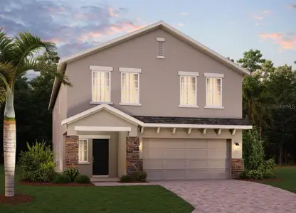 New construction Single-Family house 7501 Catania Lp, Clermont, FL 34714 plan Vero - image