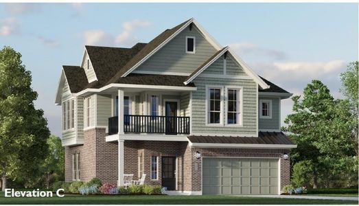 New construction Single-Family house 10802 Day Jassamine Wy, Cypress, TX 77433 plan Springfield – Courtyard Collection - image