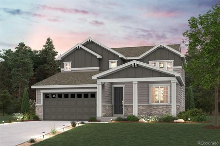 New construction Single-Family house 4306 Canyata Dr, Elizabeth, CO 80107 Tahoe- photo 0