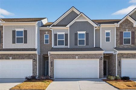 New construction Townhouse house 102 Jacobs Farm Ln, Unit 40, Lawrenceville, GA 30045 plan The Maddux II - image