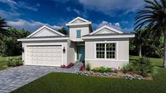 New construction Single-Family house 4108 Sea Marsh Pl, Parrish, FL 34219 plan Bermuda - image
