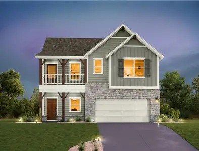 New construction Single-Family house 202 Willow Heights Dr, Hutto, TX 78634 plan Knox - image