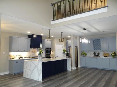 View of Kitchen and Wet Bar area