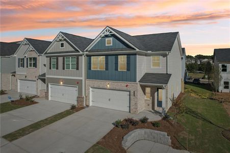 New construction Townhouse house 406 Lanier Cir, Woodstock, GA 30189 plan The Essex - image