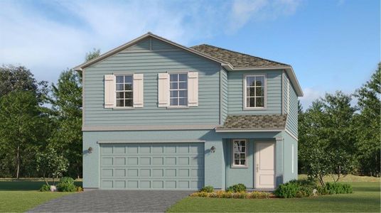New construction Single-Family house 3620 Ambersweet Xing, Parrish, FL 34219 plan COLUMBUS - image