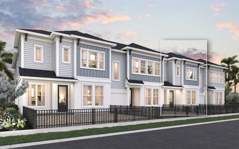 New construction Townhouse house 3543 Caspian Chervil St, Wesley Chapel, FL 33543 - image