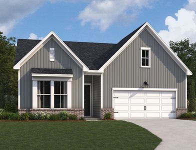 New construction Single-Family house 163 South Harvest Ridge Way, Clayton, NC 27520 Caswell Homeplan- photo 0