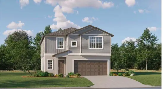 New construction Single-Family house 17526 Shirewood Wy, Land O' Lakes, FL 34638 Boston- photo 0