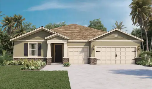 New construction Single-Family house 1532 Park Side Ave, Kissimmee, FL 34744 plan Camden - image