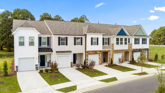 New construction Townhouse house 4911 Caddis Bend Way, Raleigh, NC 27604 Litchfield- photo 0