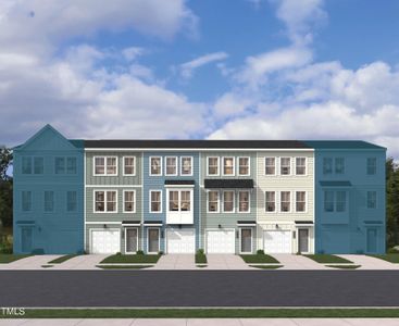 New construction Townhouse house 3321 Bomore Rd, Unit 59, Raleigh, NC 27610 plan The Lennox - image
