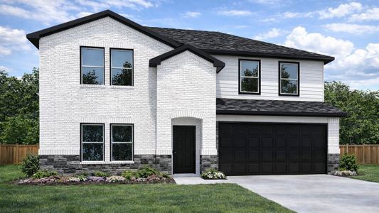 New construction Single-Family house 517 Comal Trl, Dayton, TX 77535 plan Perry - image