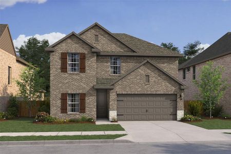 New construction Single-Family house 171 Summer Rain Wy, Newark, TX 76071 plan Tigris II - image