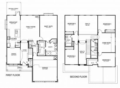 LENNOX B plan has 5 bedroom 3.5 BATHS