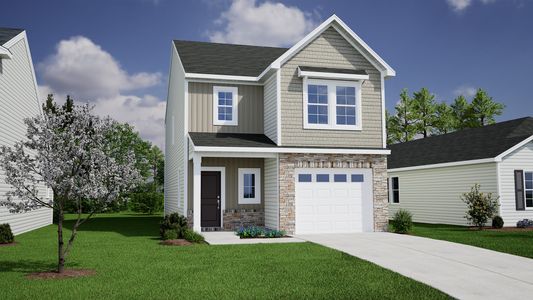New construction Single-Family house 559 Raspberry Hill Rd, Winston-Salem, NC 27106 plan Dawson - image