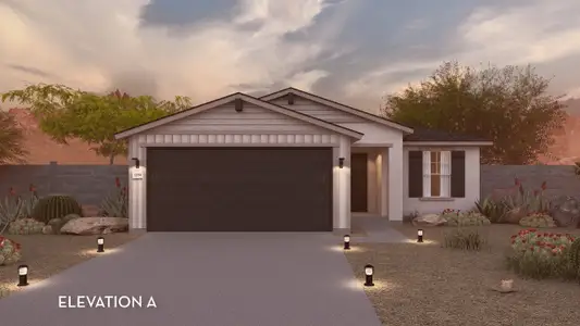 New construction Single-Family house 17165 N Lariat Rd, Maricopa, AZ 85138 plan Aztec - image